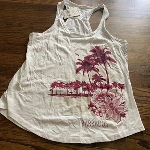 Barbados tank top (color changing)